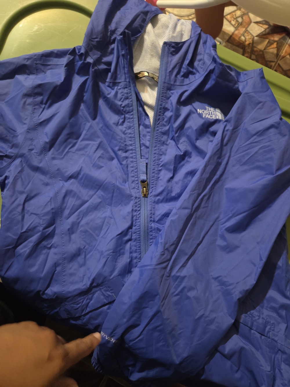 The North Face Kids' Blue Windbreaker Jacket